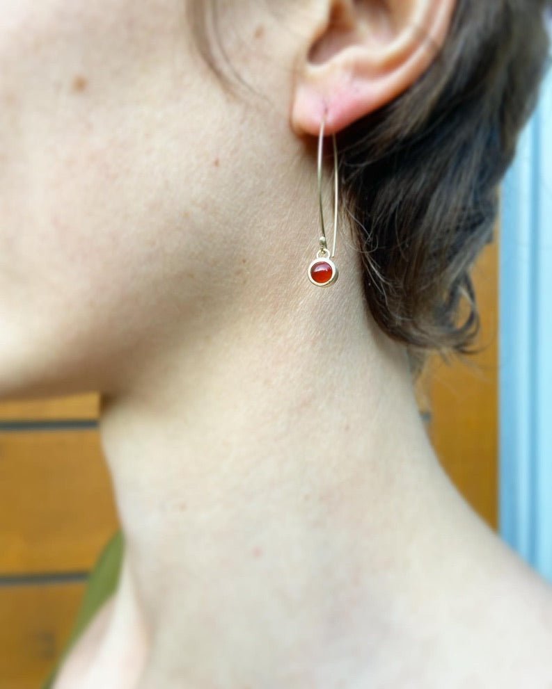 Gem Drop Earrings - small - Nina Alexandra Jewellery