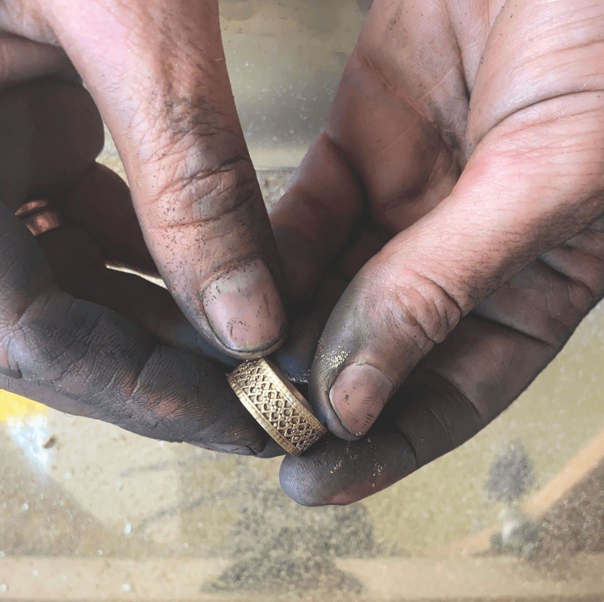 Gold Marrakesh Ring, hand-crafted and slow-made in Spain by Nina Alexandra