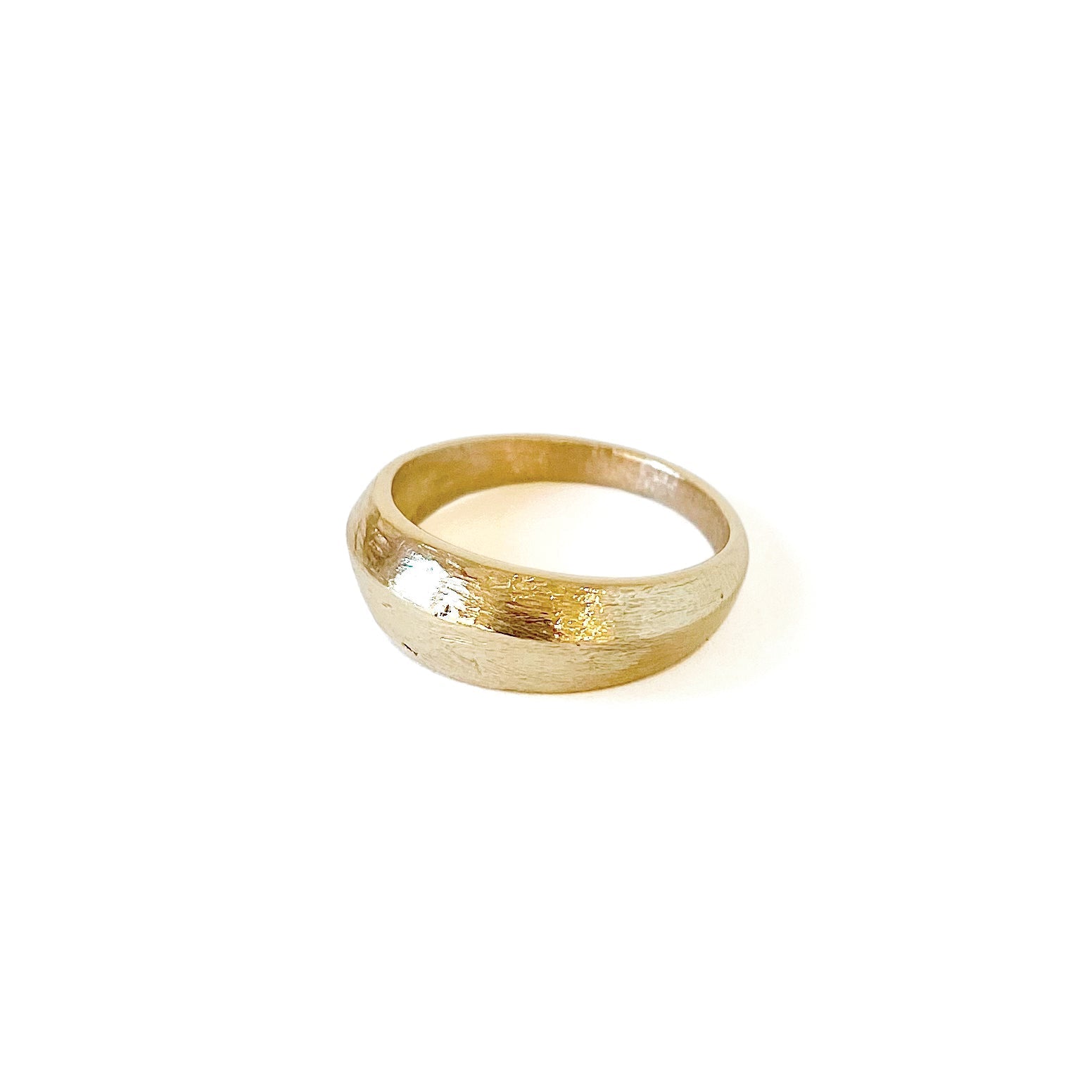 Meridian Ring — contemporary sculptural gold ring by Nina Alexandra