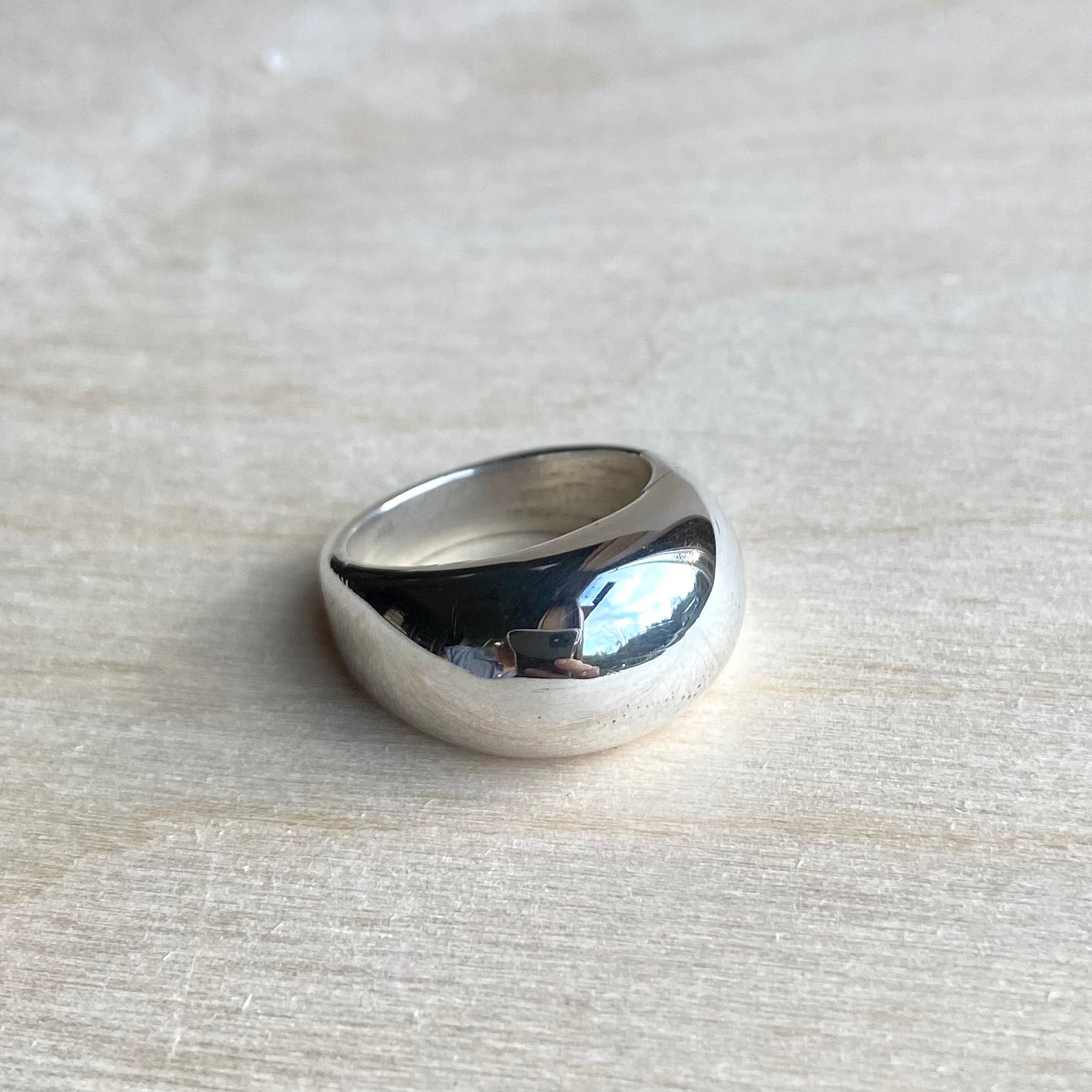 Rubens Ring - thick profile in sterling silver by Nina Alexandra