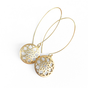 borja earrings 14k ws