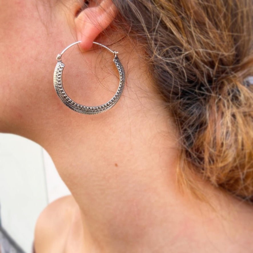 Marrakesh Hoop Earrings - Nina Alexandra Jewellery