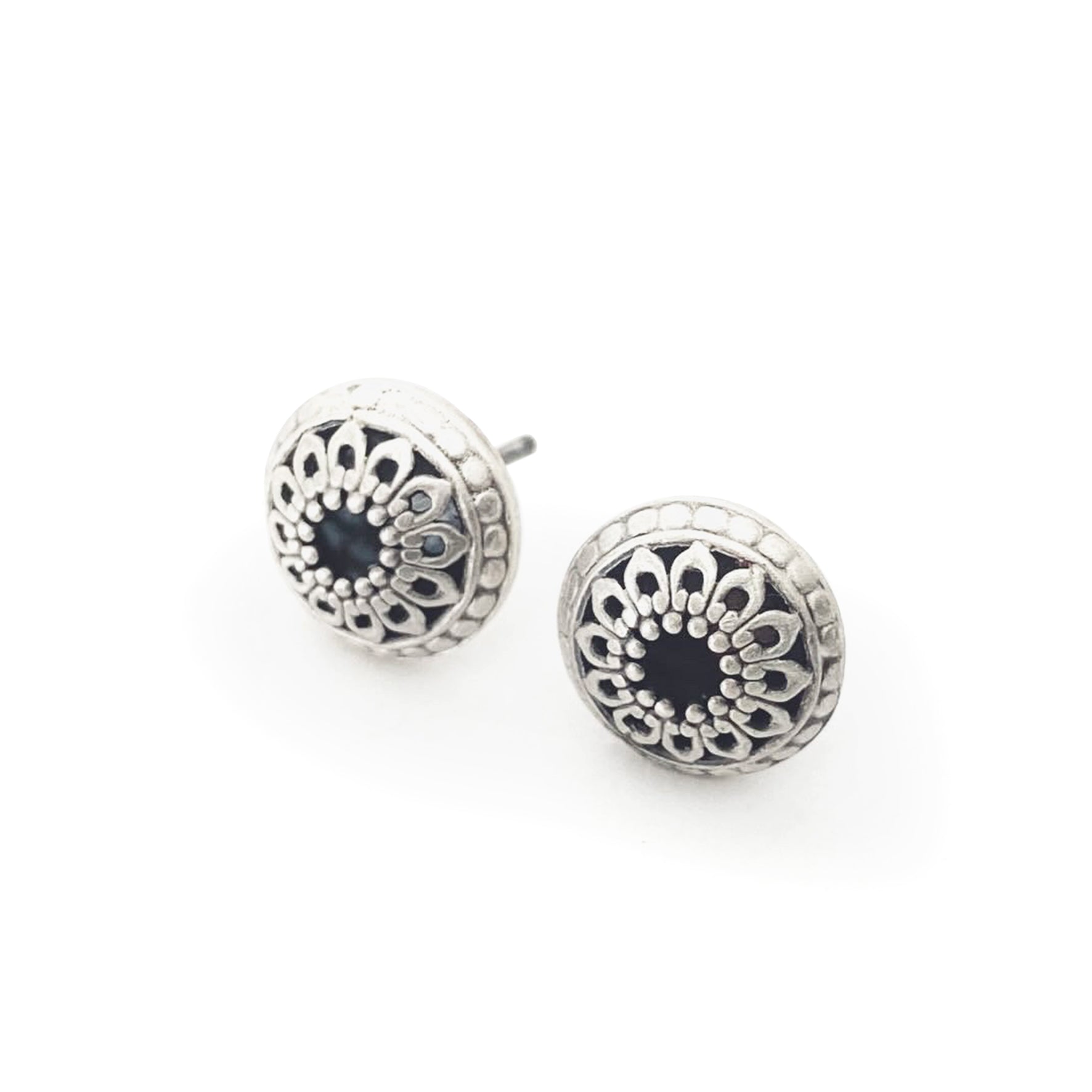 Marrakesh Stud Earrings - sterling silver by Nina Alexandra